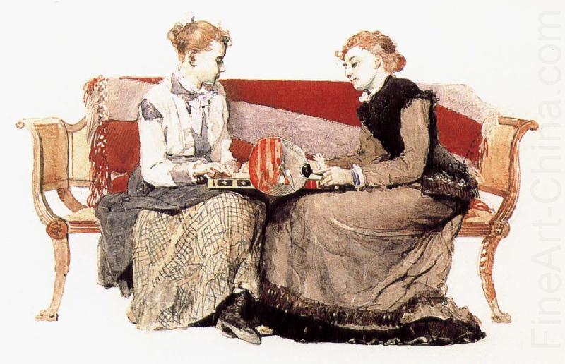 Chess Board, Winslow Homer